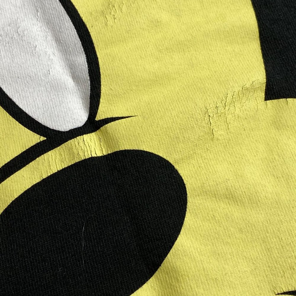 Rare Disney Mickey Mouse 90's Style Pink Black Shirt - Picture 2 of 4